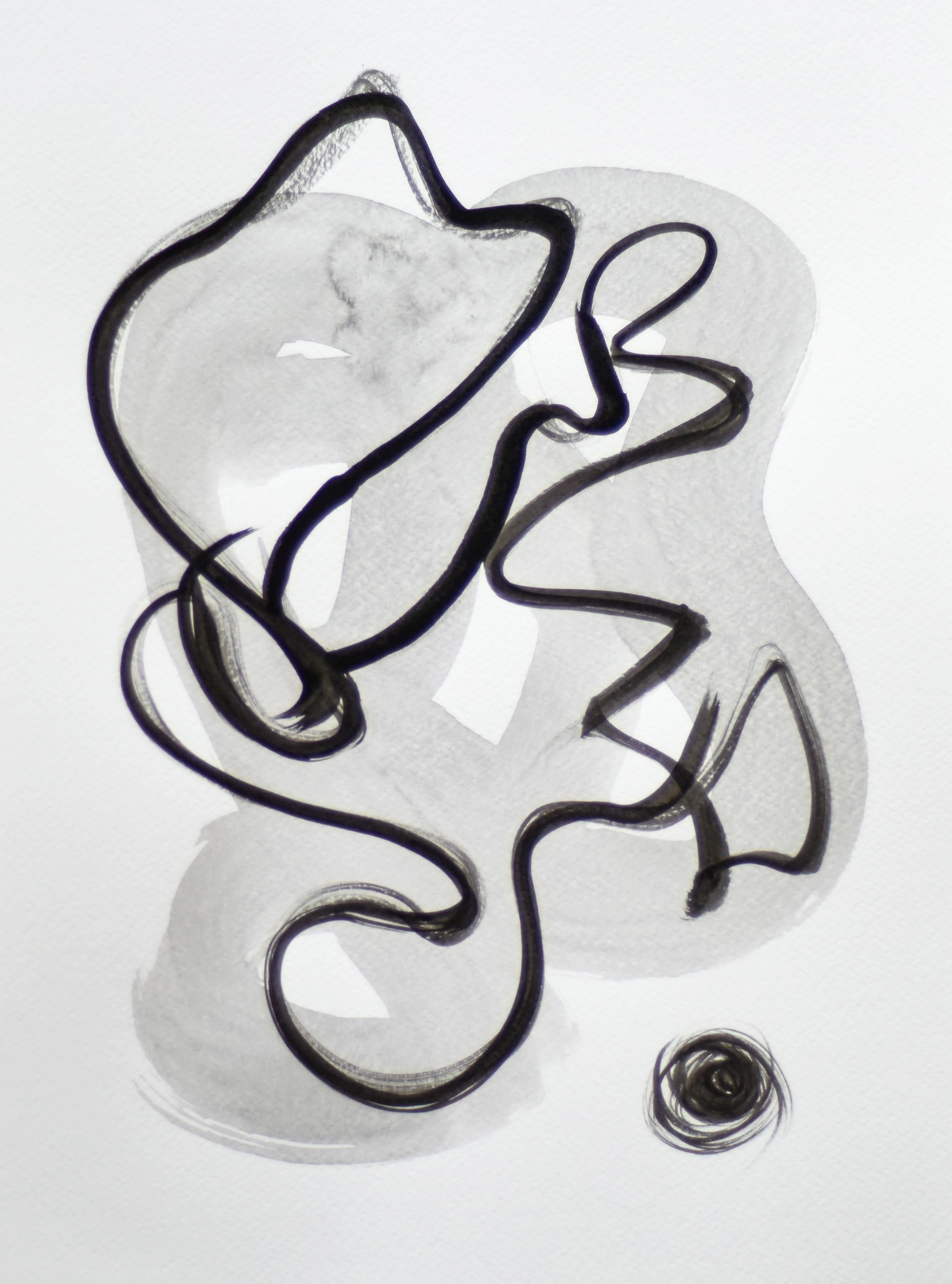 Gina Vor, Sign No. 37 (Abstrait Noir et Blanc) Gina Vor, Sign No. 37 (Abstrait Noir et Blanc)