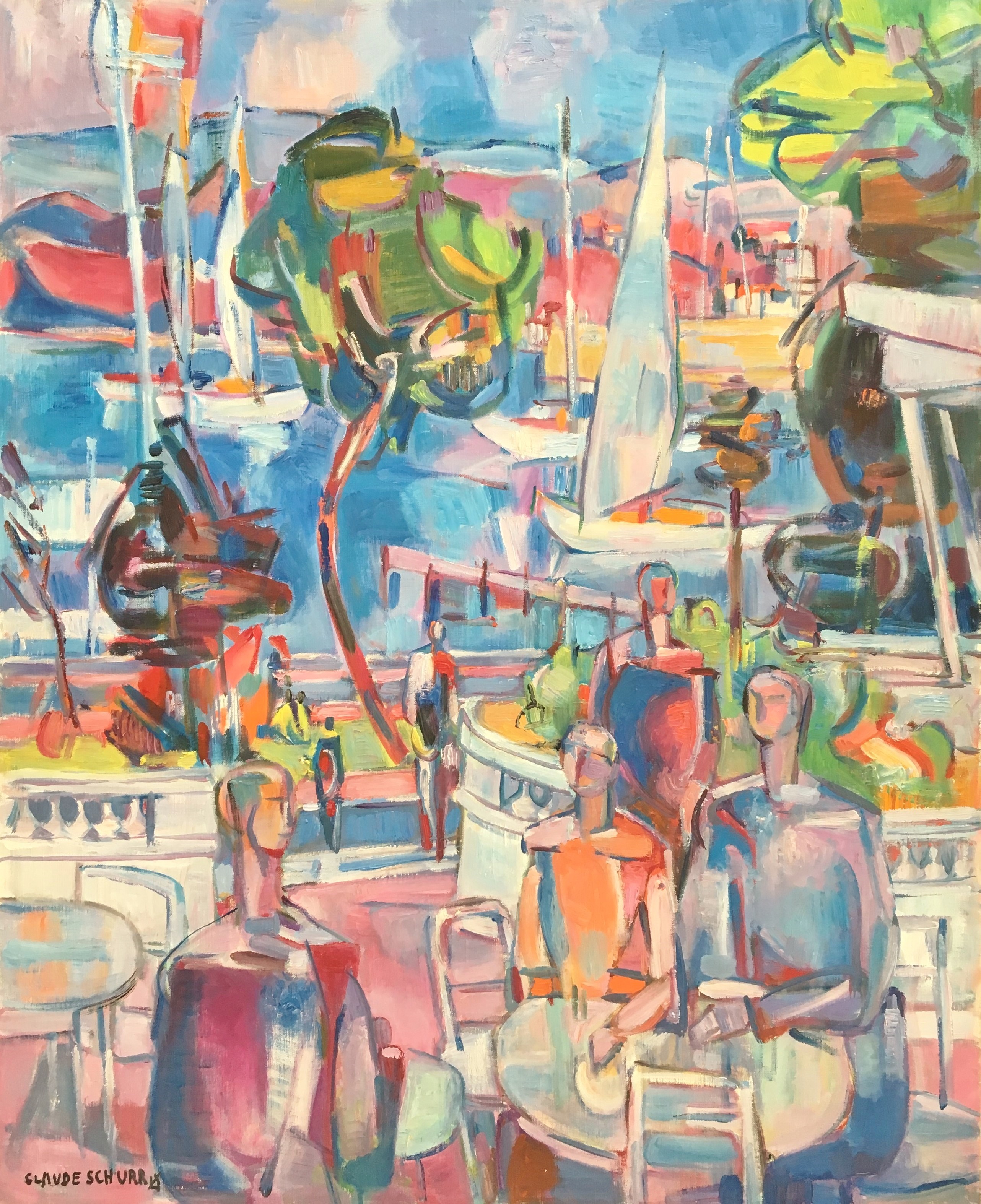 Claude Schürr, Détente matinale, Nice Claude Schürr, Détente matinale, Nice