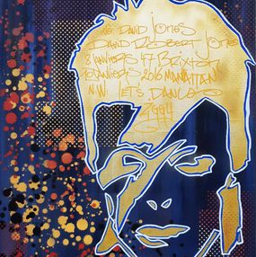 Peinture, Portrait David Bowie, Narôme
