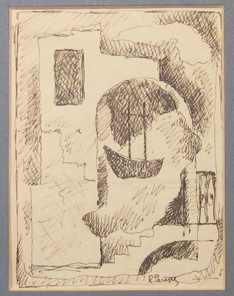 Renato Paresce, Study for the Painting Renato Paresce, Study for the Painting