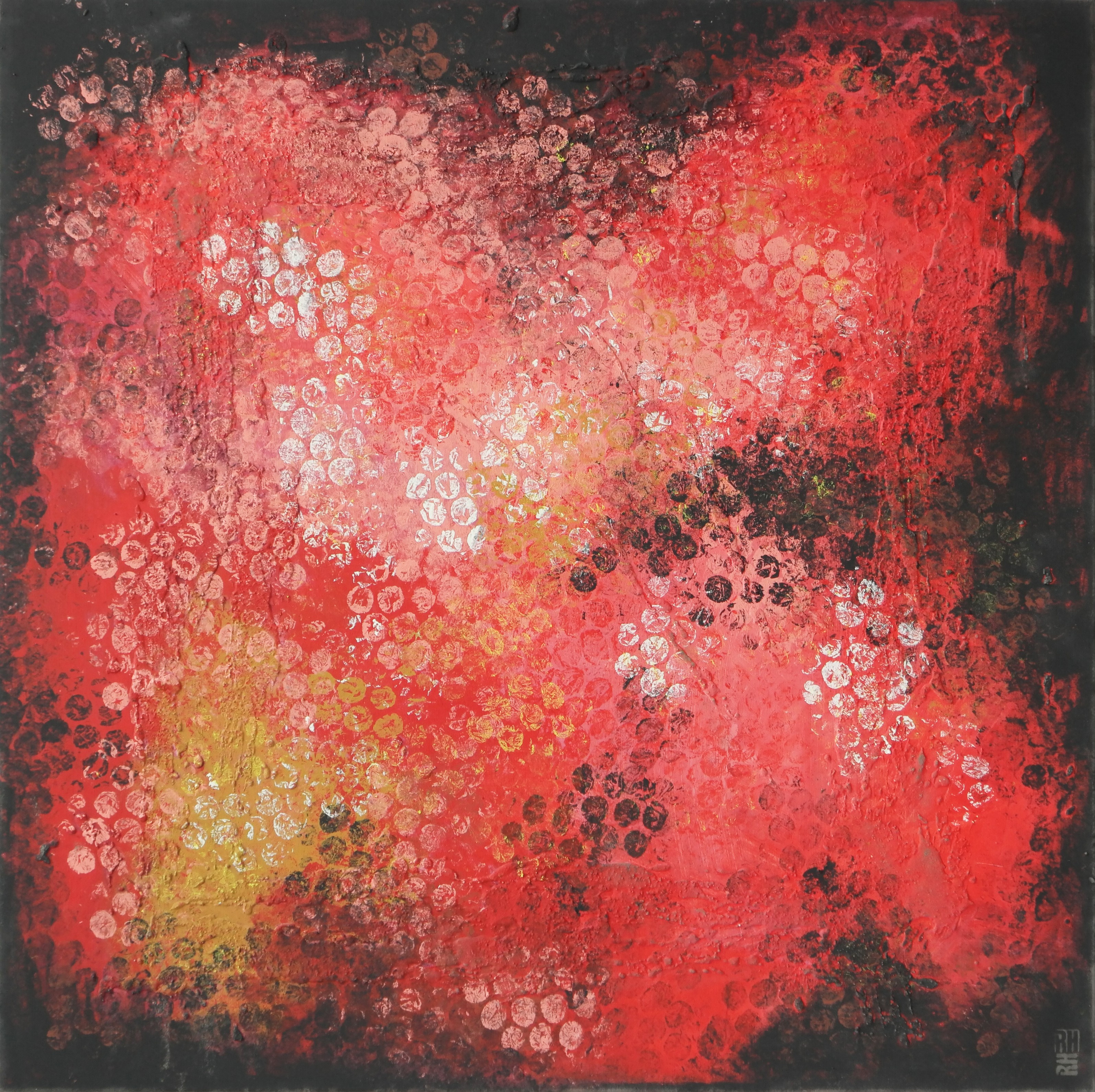 Ronald Hunter, Red Black Bubbles Ronald Hunter, Red Black Bubbles