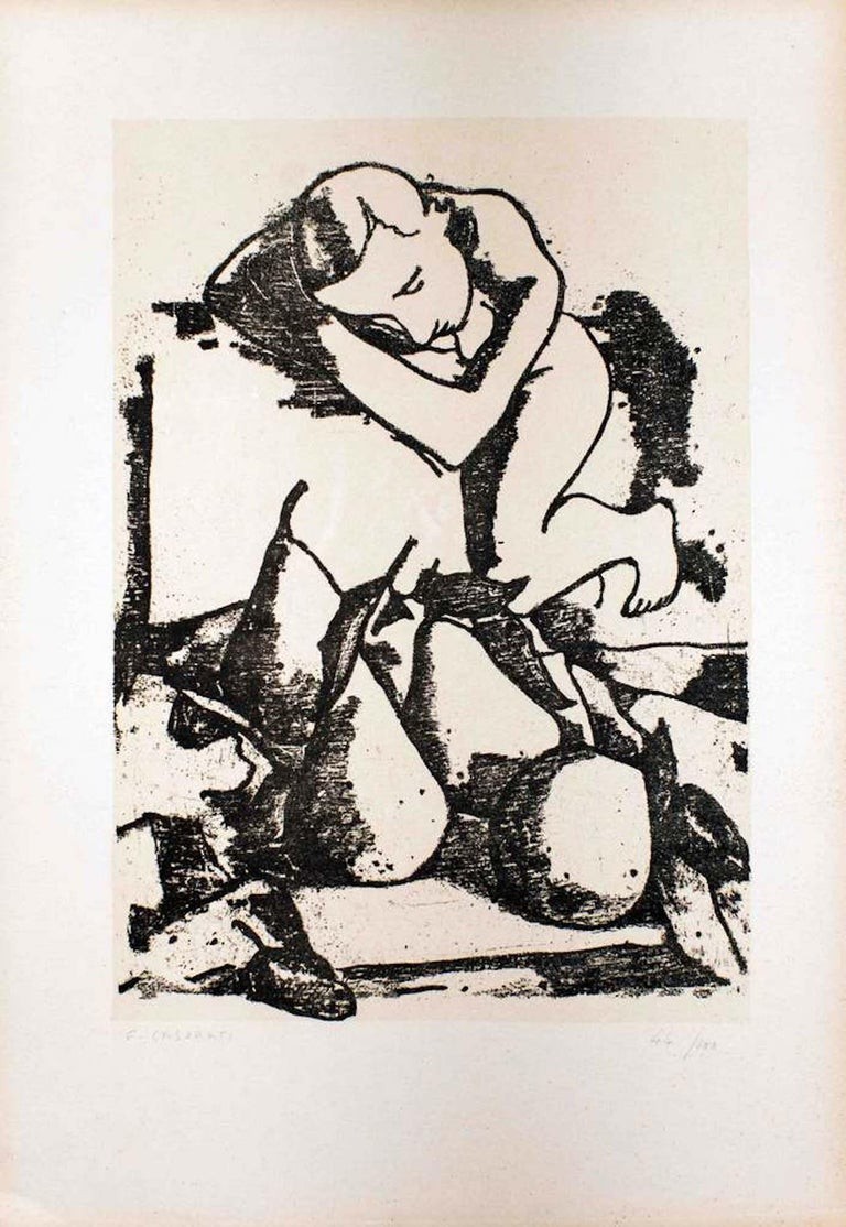 Felice Casorati, Sleeping Figure Felice Casorati, Sleeping Figure