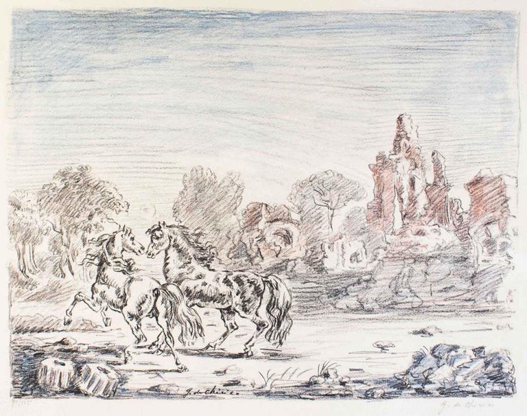 Giorgio de Chirico, Cavalli e Rovine (Horses and Ruins) Giorgio de Chirico, Cavalli e Rovine (Horses and Ruins)