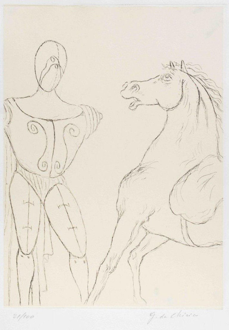Giorgio de Chirico, Cavallo e Trovatore Giorgio de Chirico, Cavallo e Trovatore