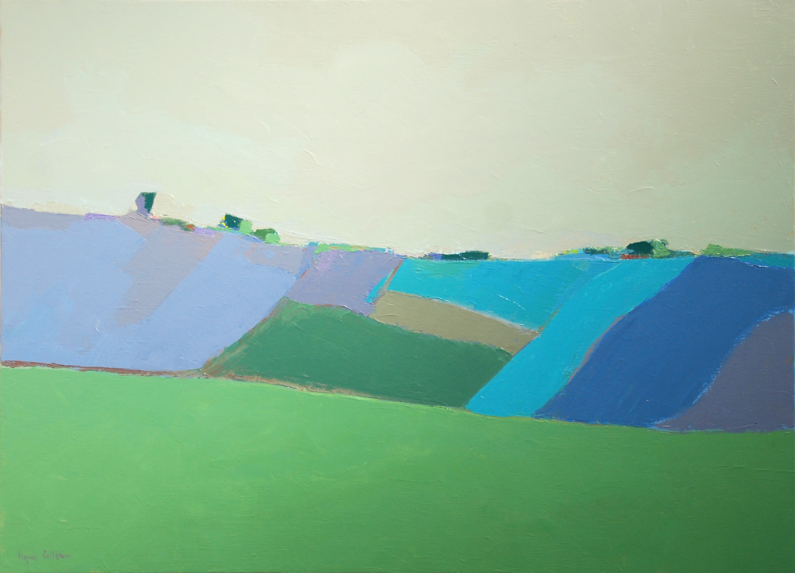 Agnès Cellérier, Paysage bleu Agnès Cellérier, Paysage bleu