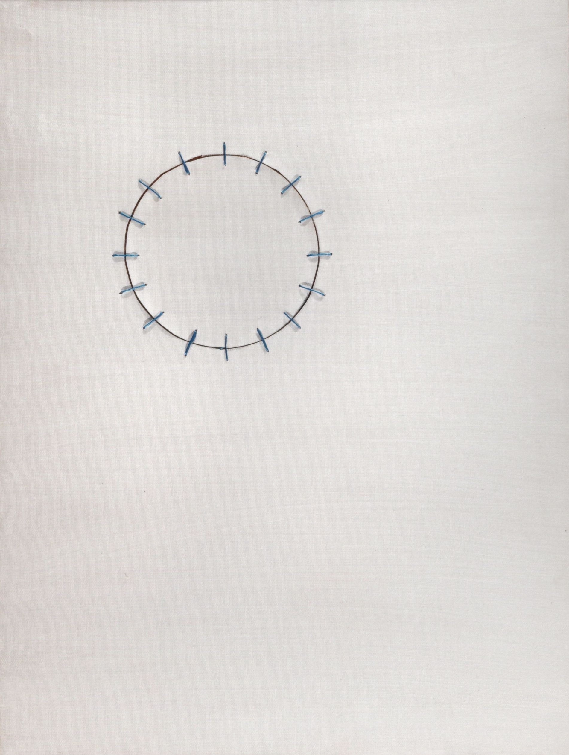 Mario Bigetti, Seams on White Mario Bigetti, Seams on White