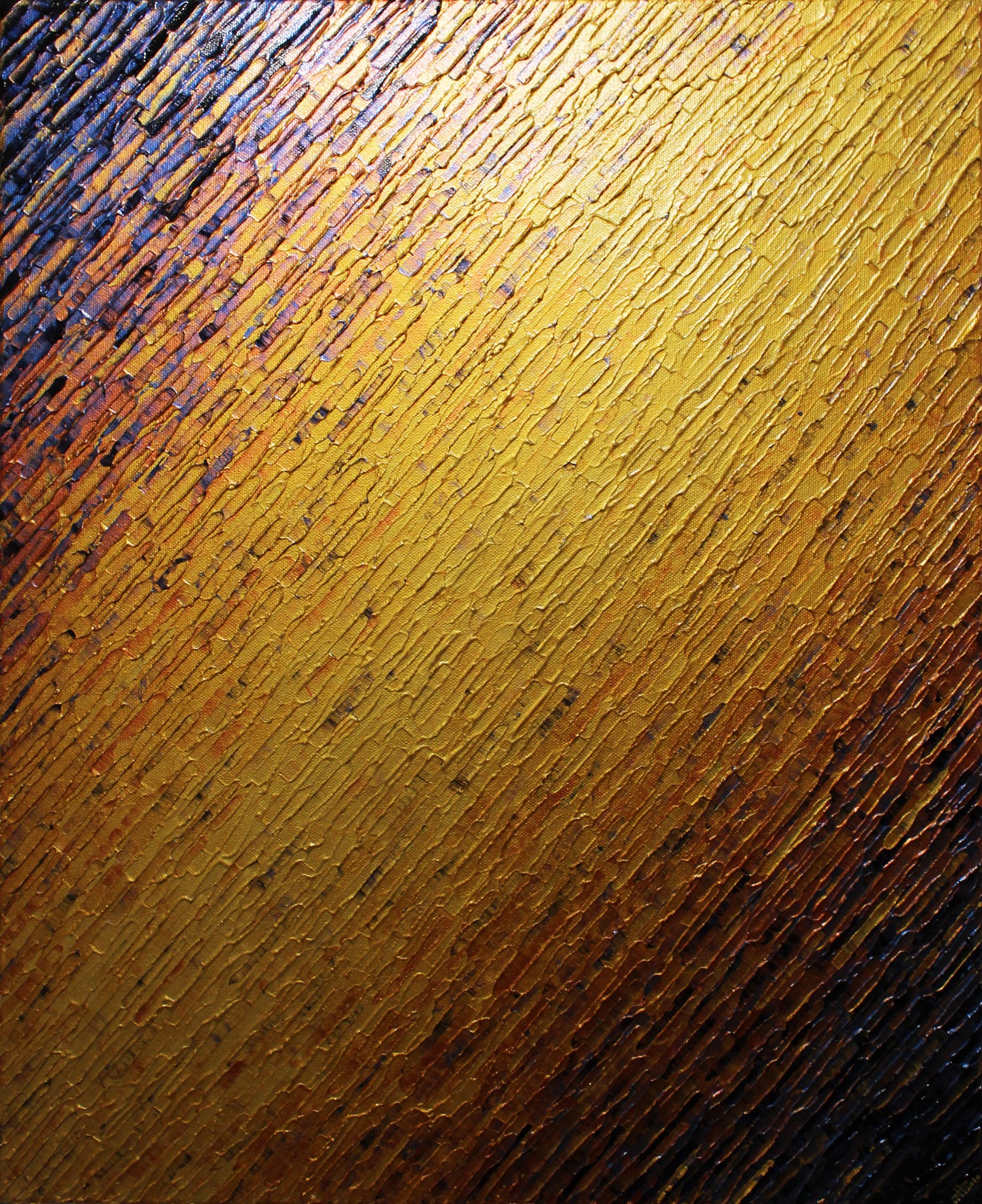 Jonathan Pradillon, Texture couteau dorée Jonathan Pradillon, Texture couteau dorée