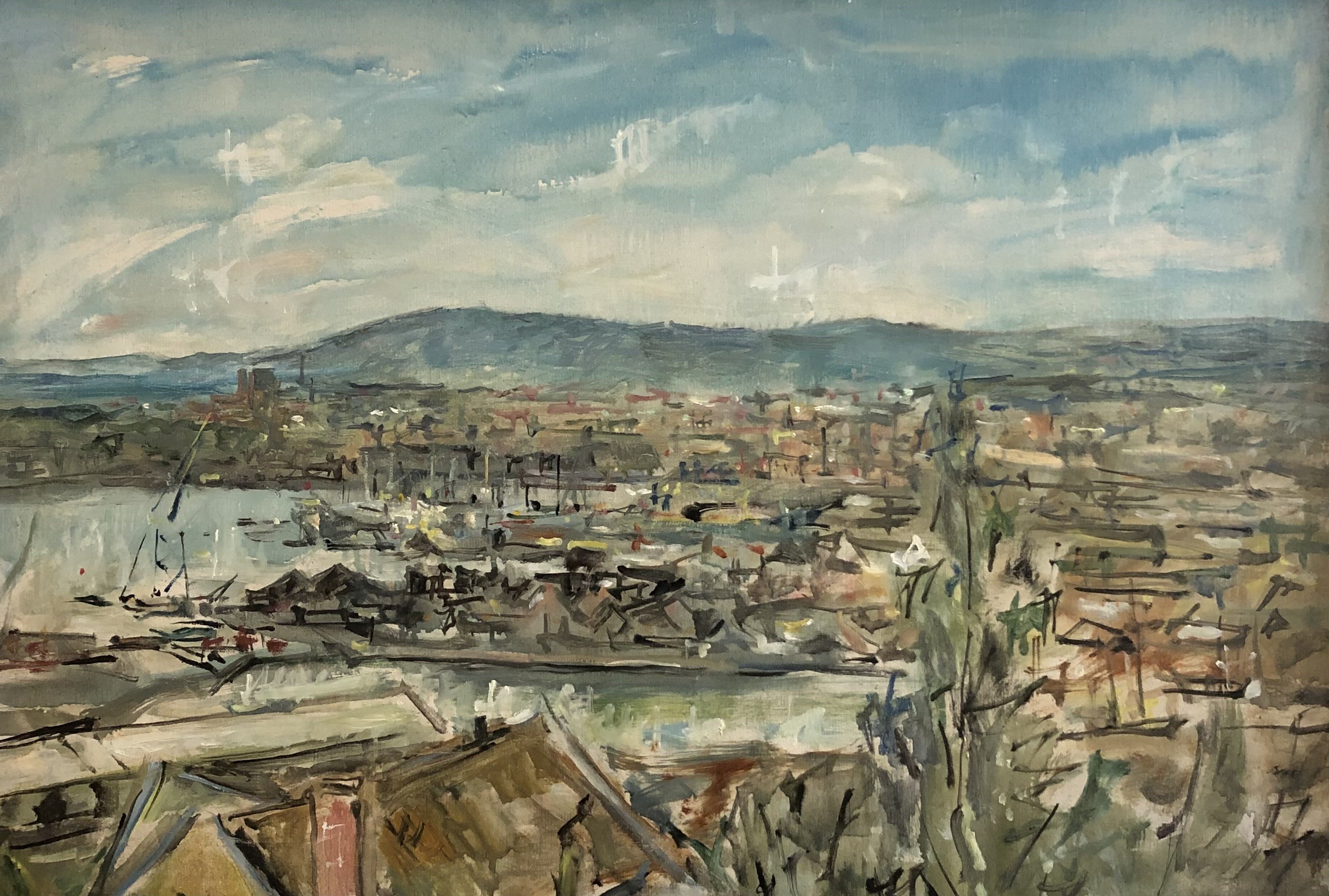 Émile Compard, Vue d'un port Émile Compard, Vue d'un port