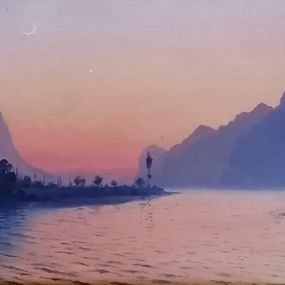 Gemälde, Gardasee, Richard Fuchs