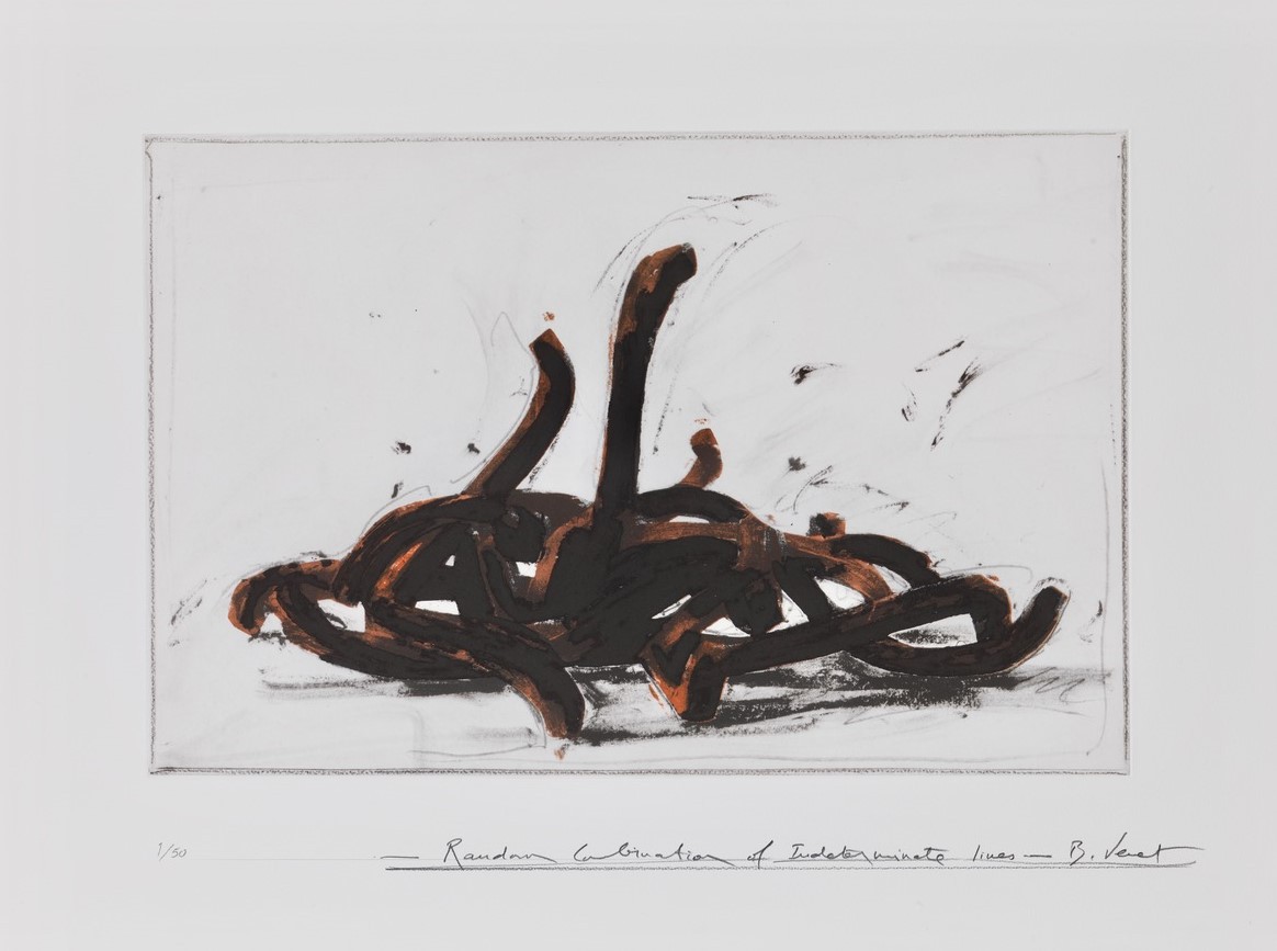 Bernar Venet, Random combination of Indeterminate Lines 3 Bernar Venet, Random combination of Indeterminate Lines 3