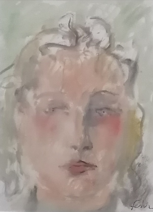Henri Fehr, Portrait de femme Henri Fehr, Portrait de femme