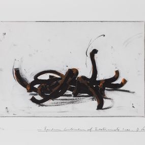 Print, Random Combination of Indeterminate Lines 4, Bernar Venet