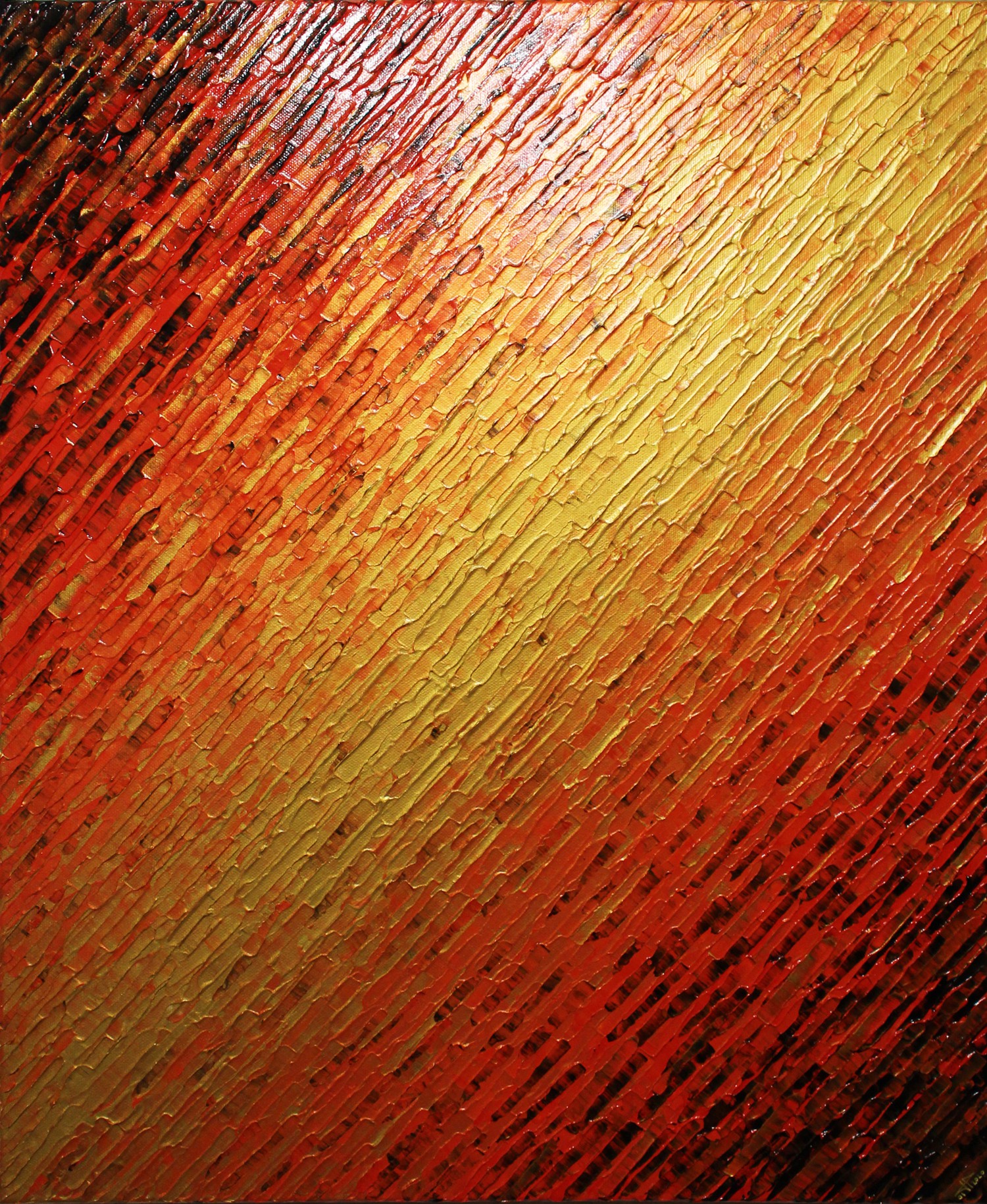 Jonathan Pradillon, Texture couteau or orange Jonathan Pradillon, Texture couteau or orange