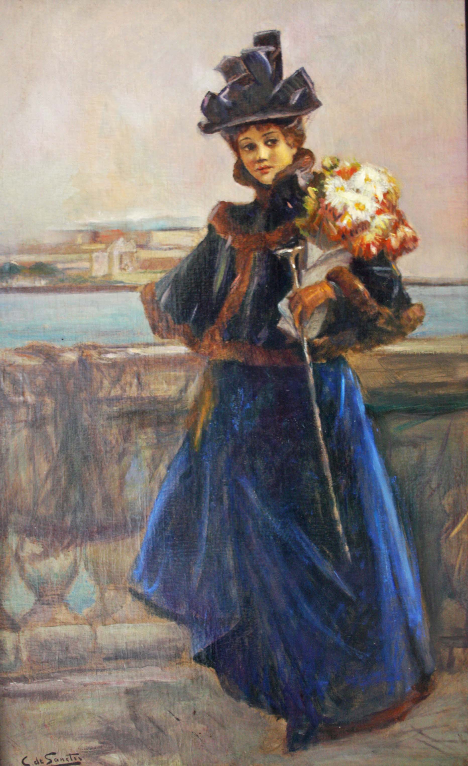 Giuseppe De Santis, Dame au parapet Giuseppe De Santis, Dame au parapet