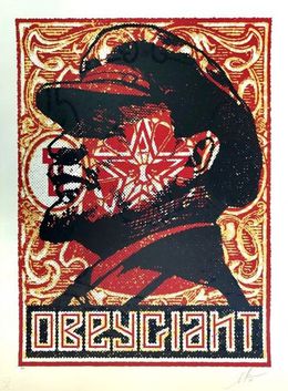 Lenin Stamp Print (Large Format), Shepard Fairey (Obey)