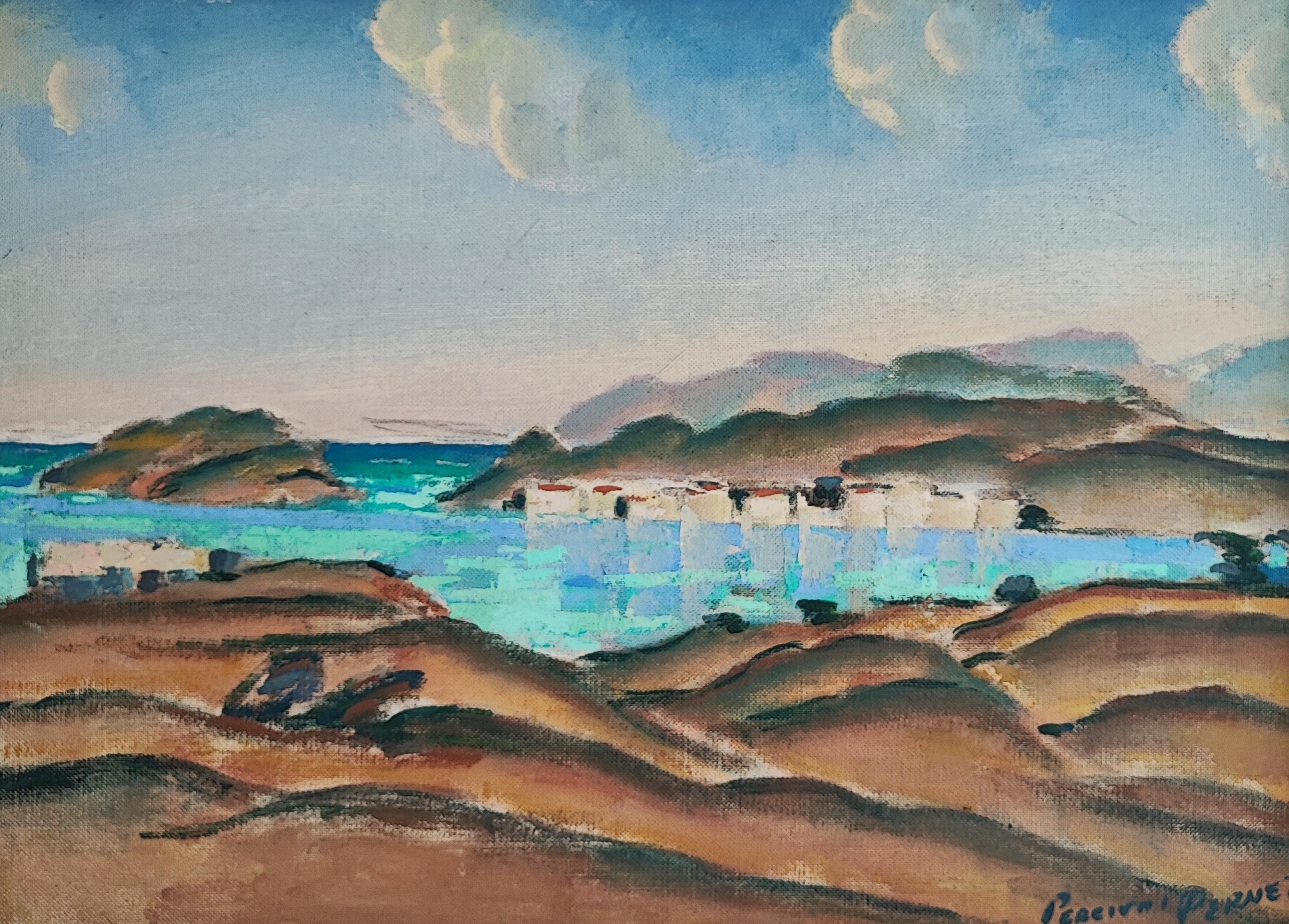 Percival Pernet, Paysage aux Baléares Percival Pernet, Paysage aux Baléares