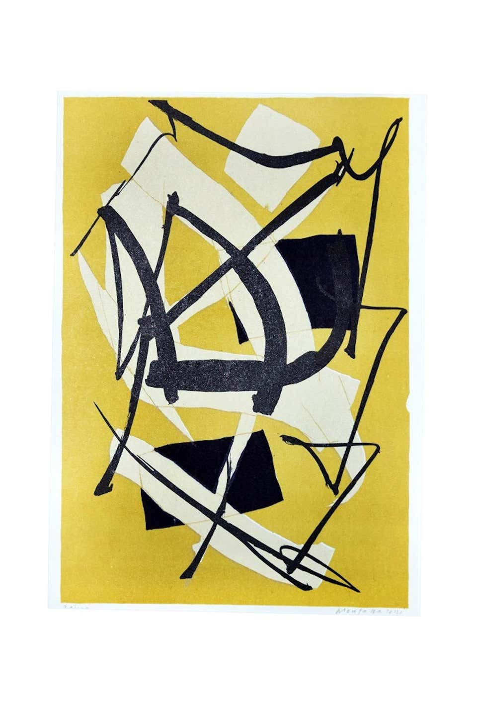 Luigi Montanarini, Ochre Composition Luigi Montanarini, Ochre Composition