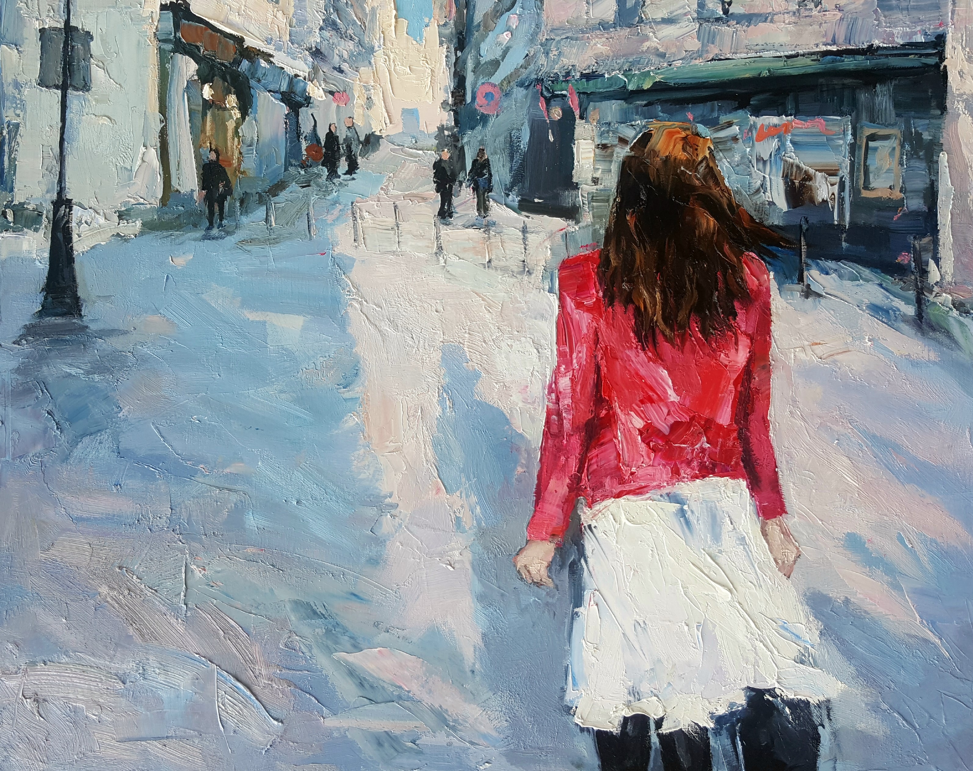 Olga Novokhatska, Coucher de soleil à Montmartre Olga Novokhatska, Coucher de soleil à Montmartre