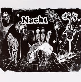 Print, Die Nacht, Damien Deroubaix