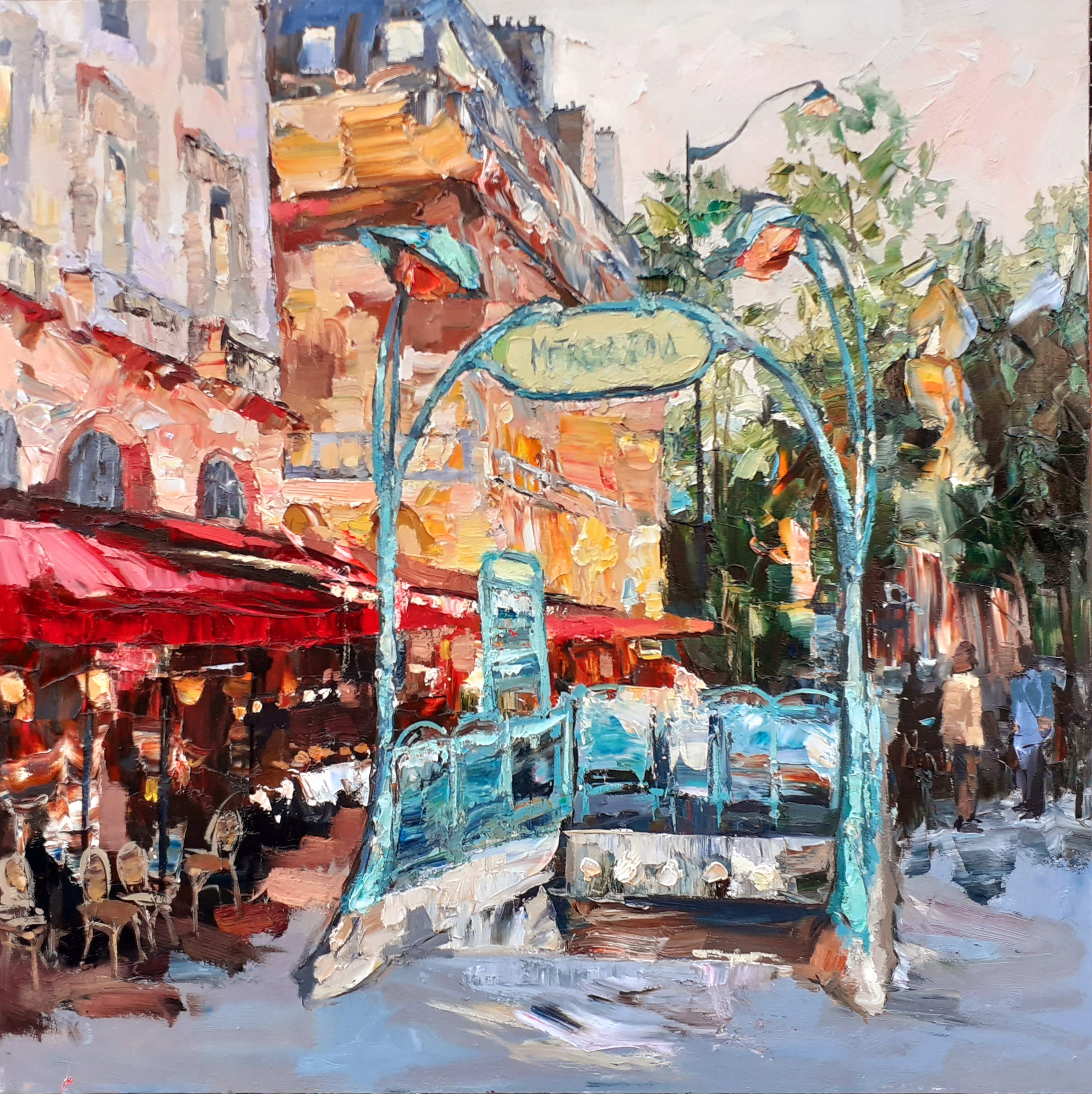 Olga Novokhatska, Métro Saint Michel Olga Novokhatska, Métro Saint Michel