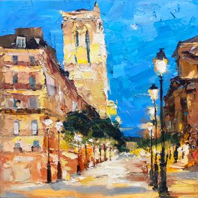 Gemälde, Rue d'Arcole, Olga Novokhatska