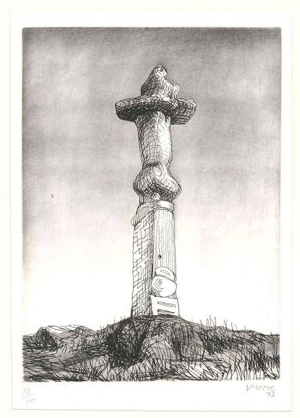 Henry Moore, Glenkiln Cross, Plate II Henry Moore, Glenkiln Cross, Plate II