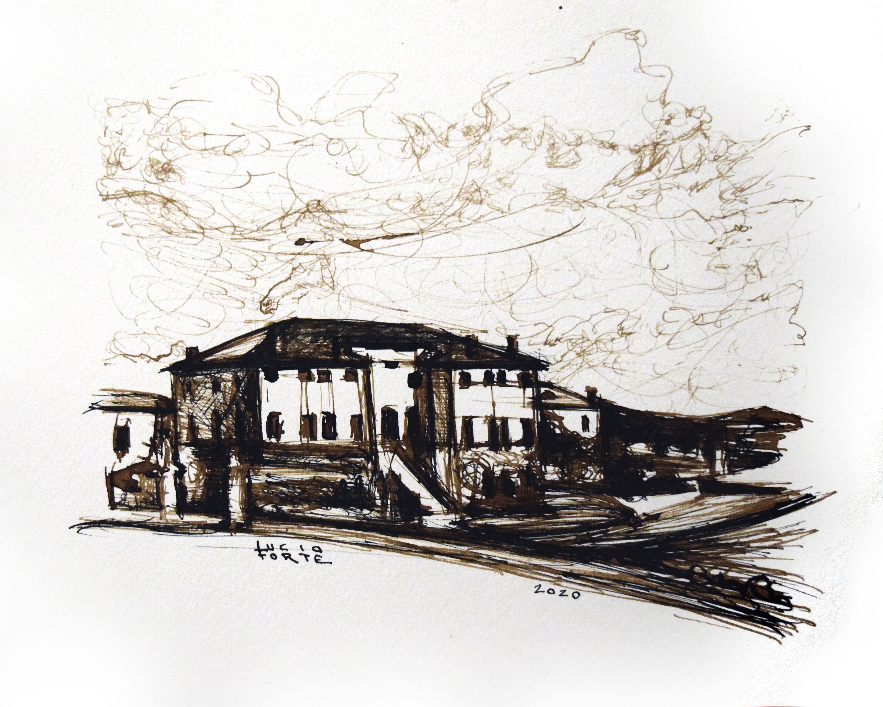 Lucio Forte, Palladio, Villa Godi second view Lucio Forte, Palladio, Villa Godi second view