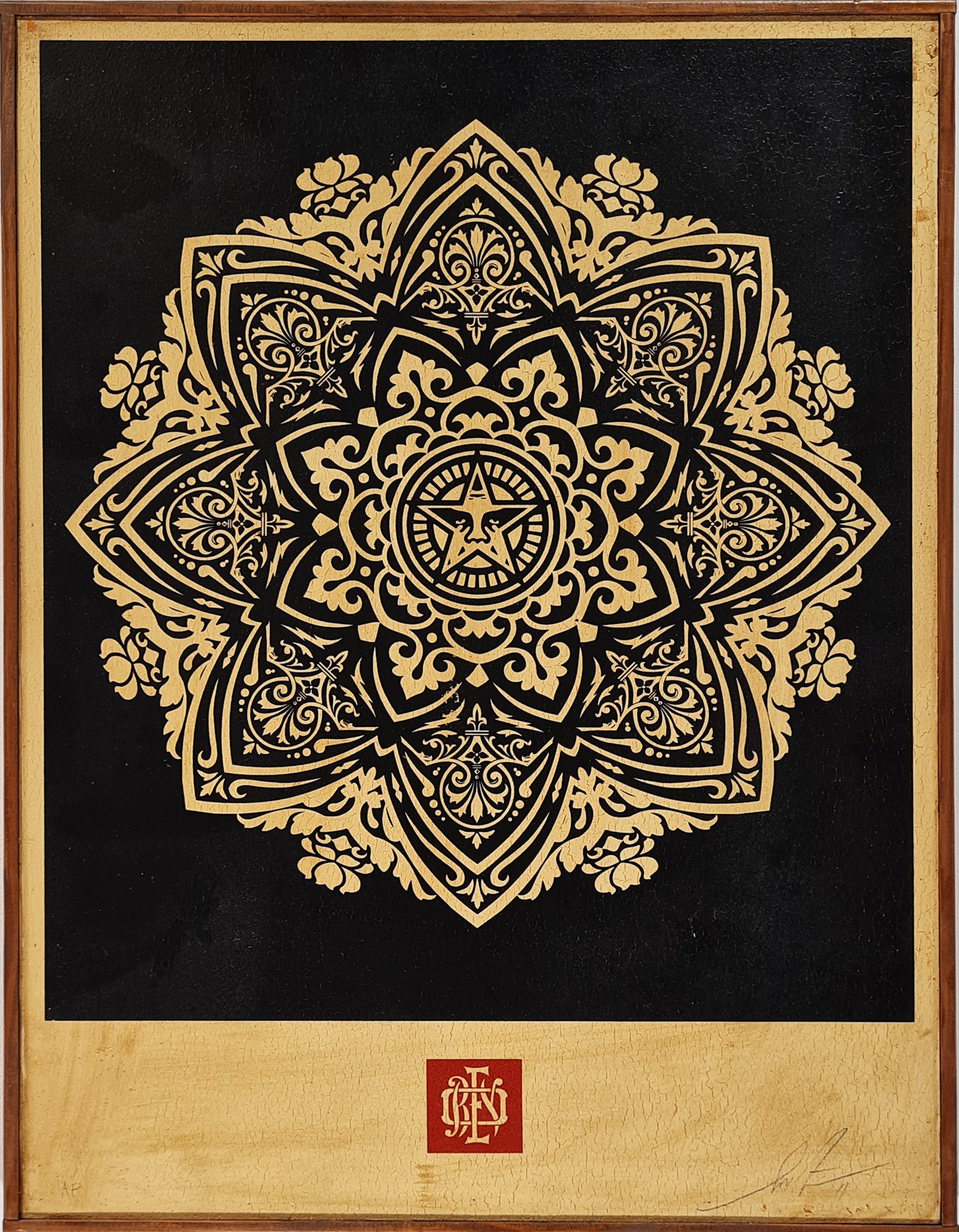 Shepard Fairey (Obey), Mandala Ornament Shepard Fairey (Obey), Mandala Ornament