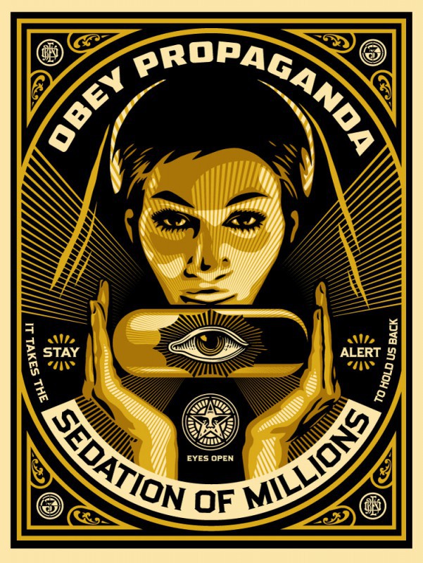 Shepard Fairey (Obey), Sedation Pill Shepard Fairey (Obey), Sedation Pill