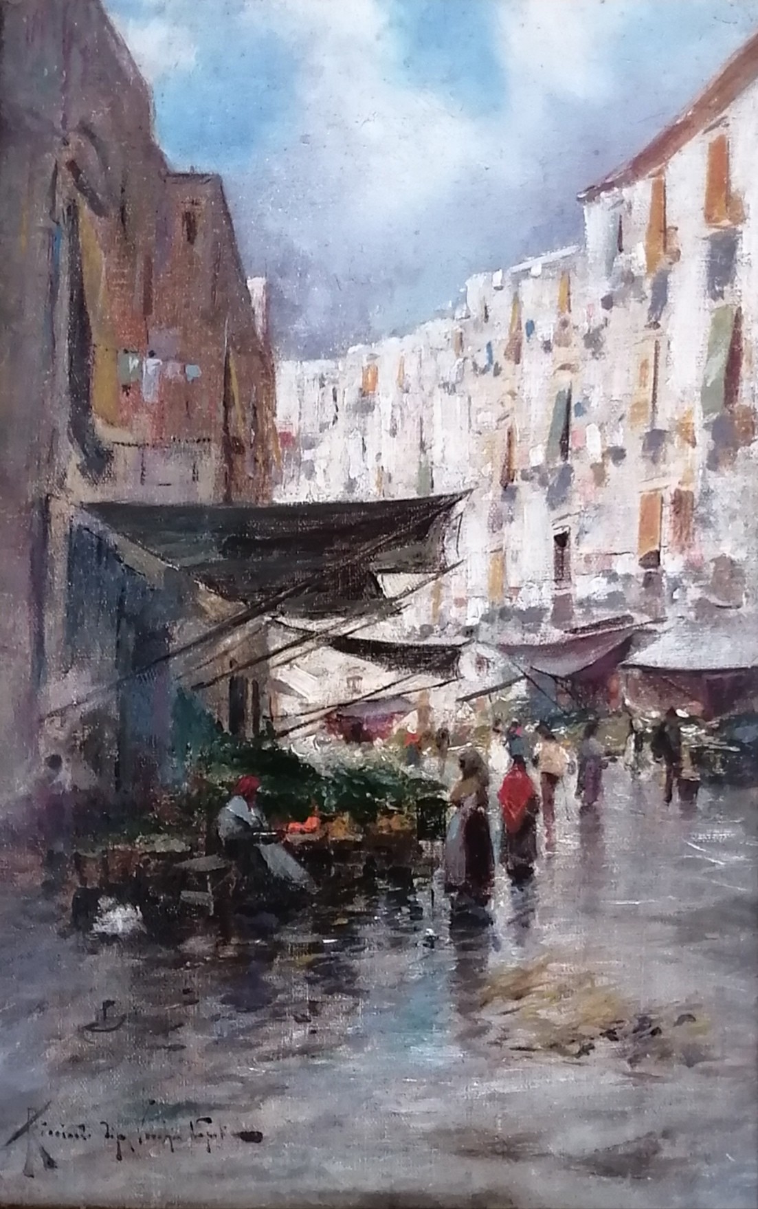 Oscar Ricciardi, Marché à Naples Oscar Ricciardi, Marché à Naples
