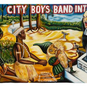 Gemälde, City Boys, Akwasi Addai