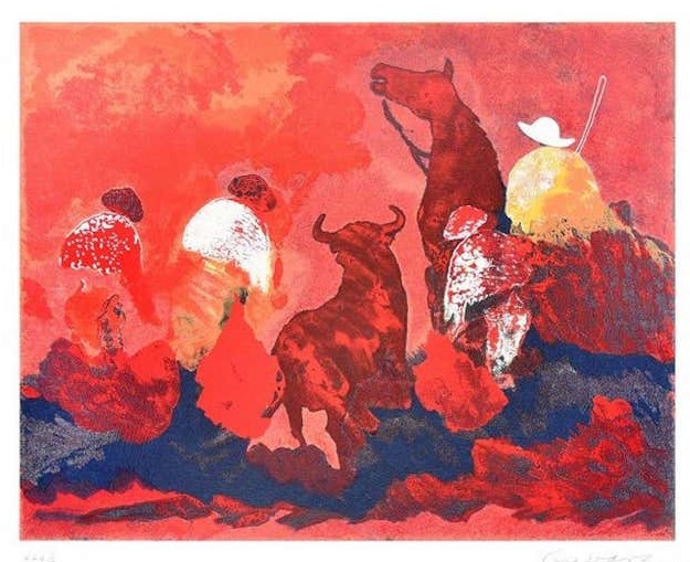 Josè Guevara, Bullfight in Red Josè Guevara, Bullfight in Red