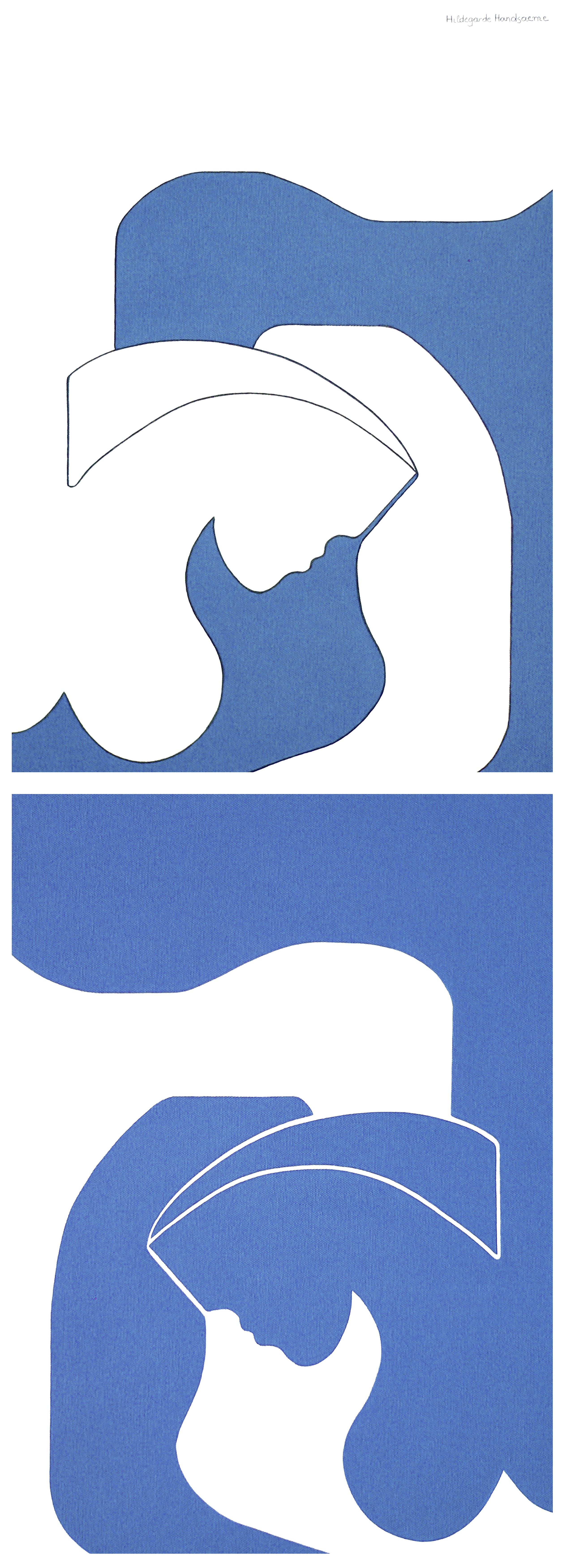 Hildegarde Handsaeme, The blue shadow Hildegarde Handsaeme, The blue shadow