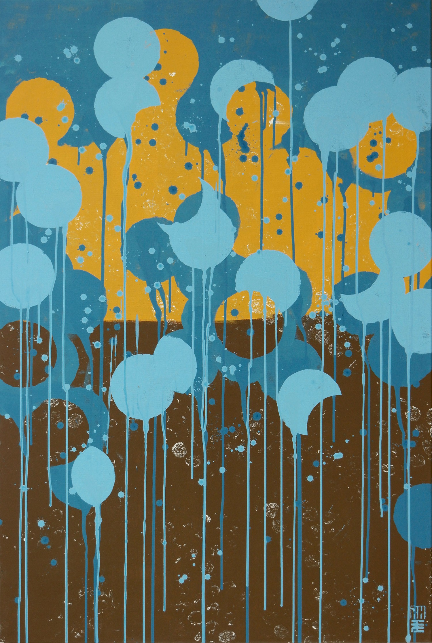 Ronald Hunter, Blue Pop Colors Ronald Hunter, Blue Pop Colors