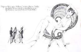 Dessin, La sommet de l'Homme au Sable, Michel King