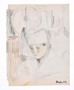 Dessin, Portrait of Boy, Jean Dreyfus-Stern