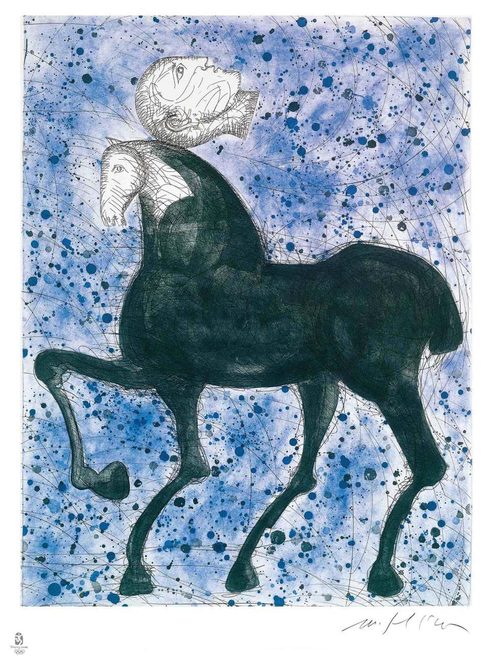 Mimmo Paladino, Horse and Knight Mimmo Paladino, Horse and Knight