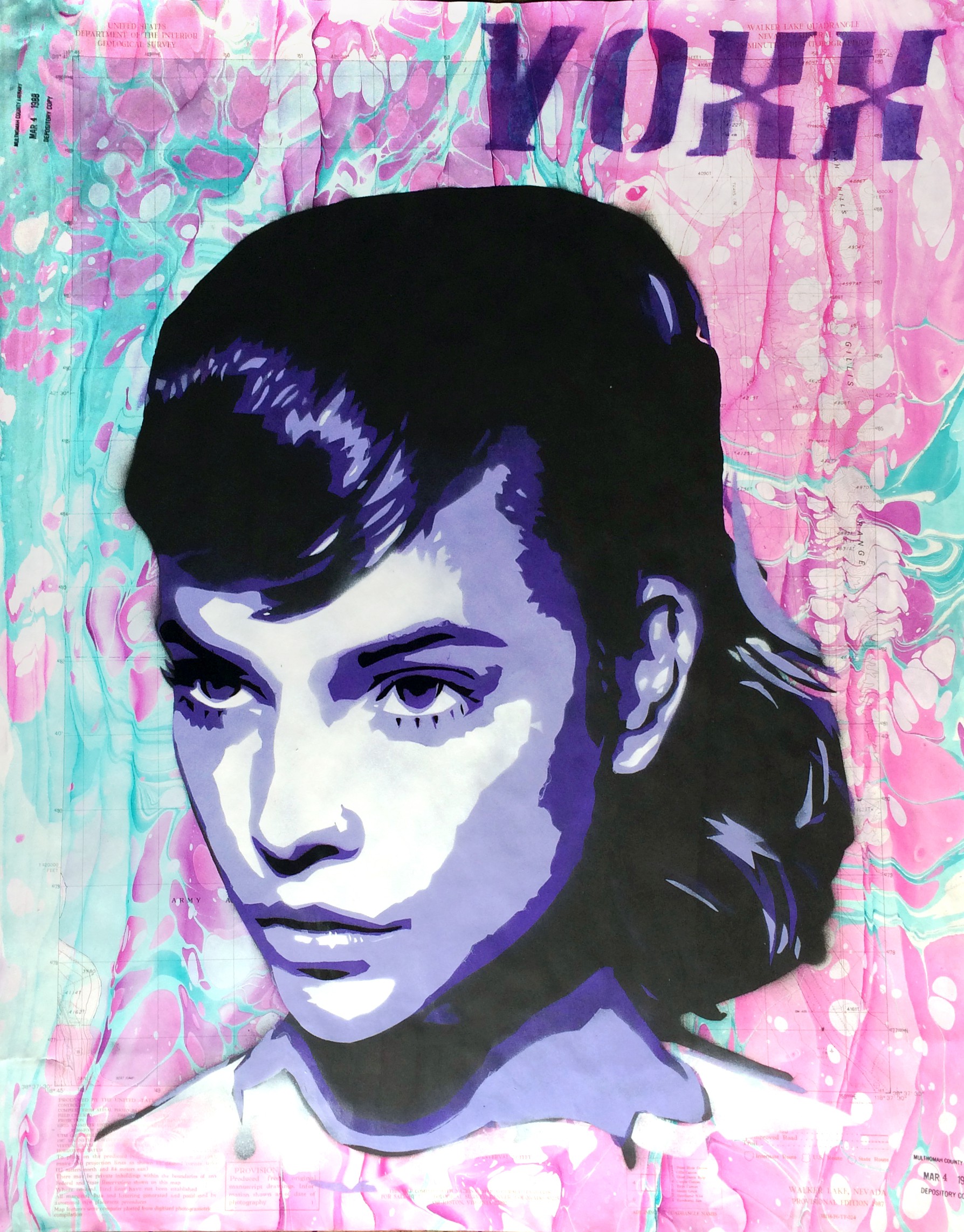 Voxx Romana, Purple Lady Portrait - Nevada Voxx Romana, Purple Lady Portrait - Nevada