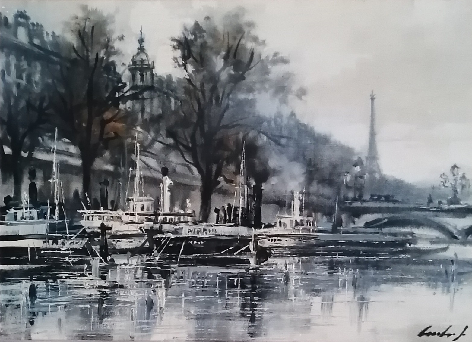 Sergio Cecchi, Quai de la Seine, Paris Sergio Cecchi, Quai de la Seine, Paris