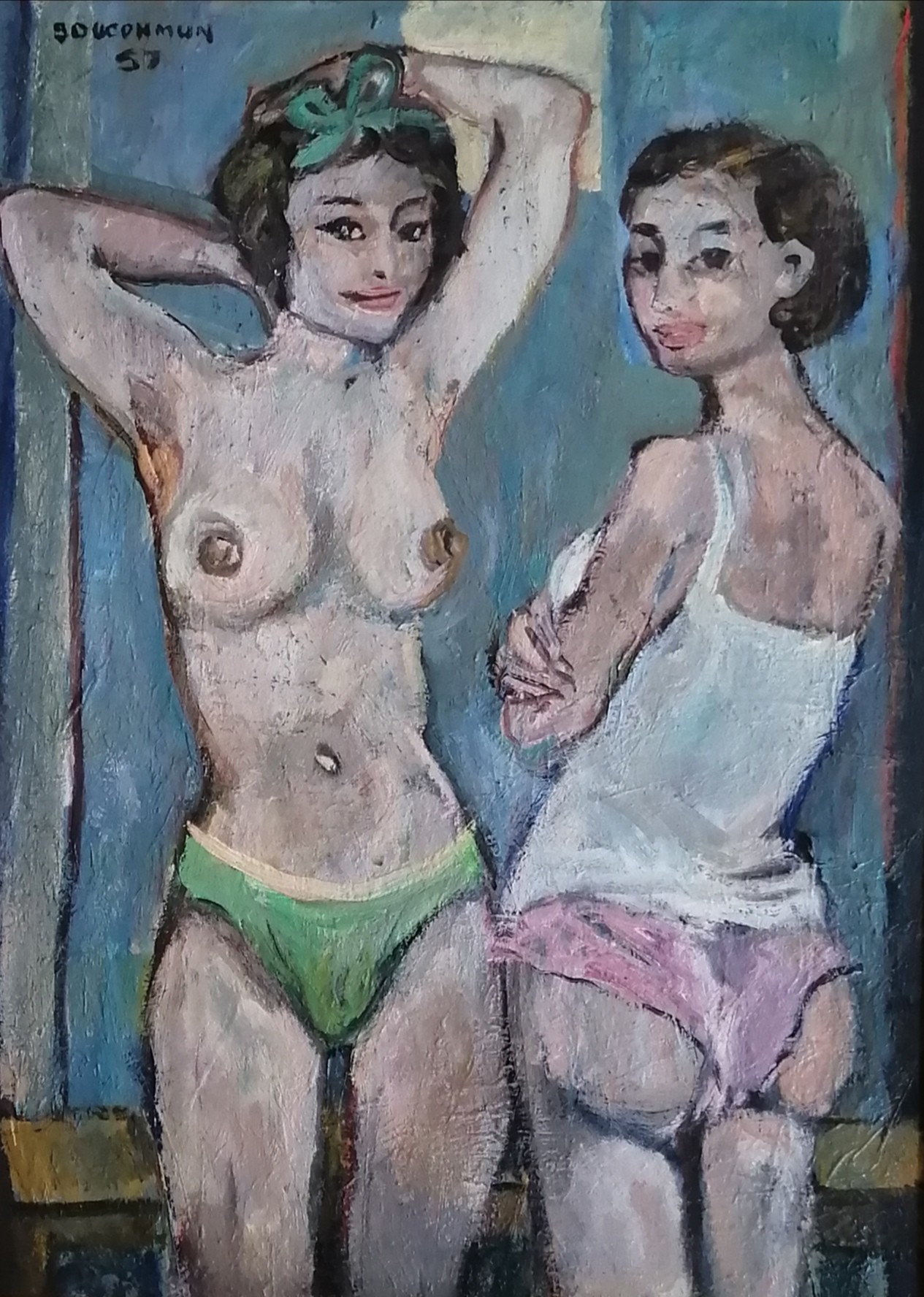 Jean Ducommun, Deux Filles déshabillées Jean Ducommun, Deux Filles déshabillées