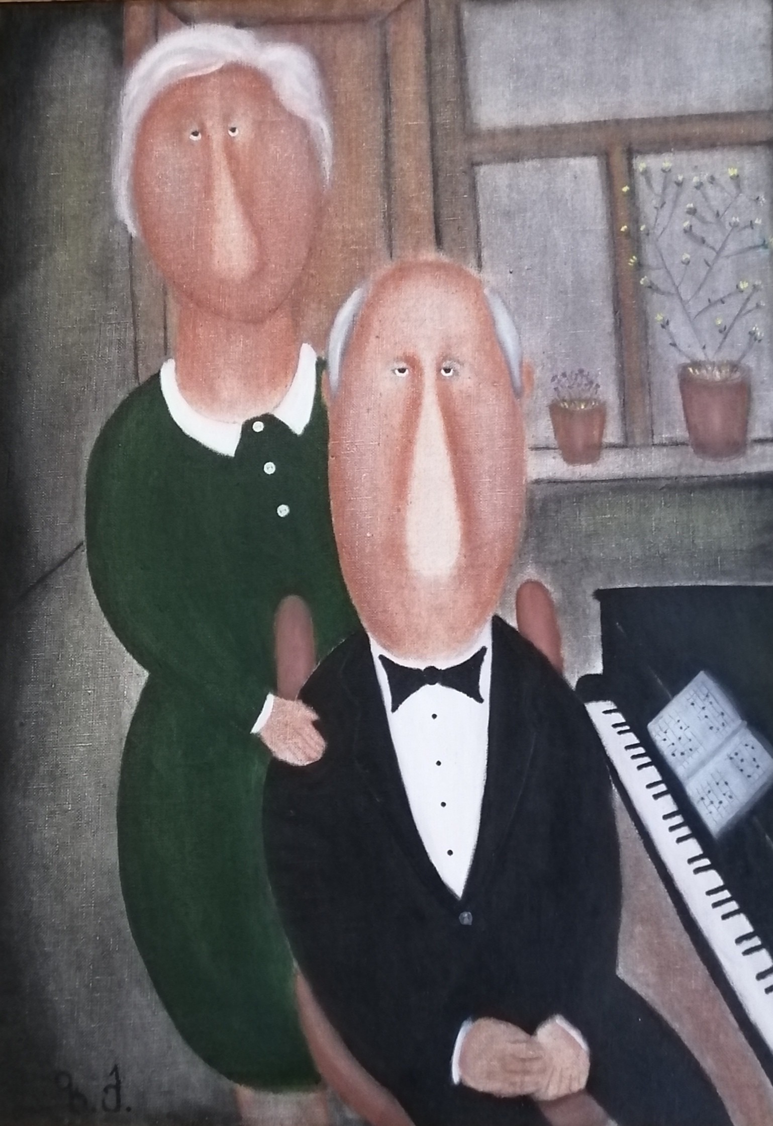 Zurab Kurchishvili, Composer and his wife Zurab Kurchishvili, Composer and his wife