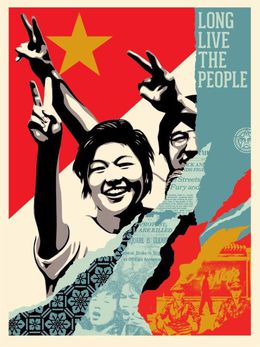 Print, Long Live The People, Shepard Fairey (Obey)