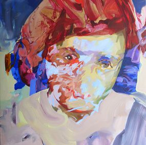 Gemälde, The diarist in 1943 (Homage to Anne Frank), Melinda Matyas