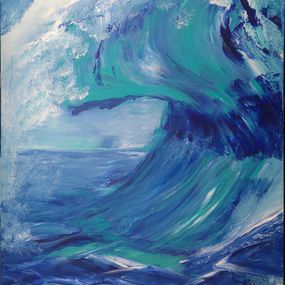 Peinture, The Wave, Brigitte Mathé