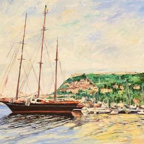Pintura, View of Isola d'Elba, Luciano Sacco