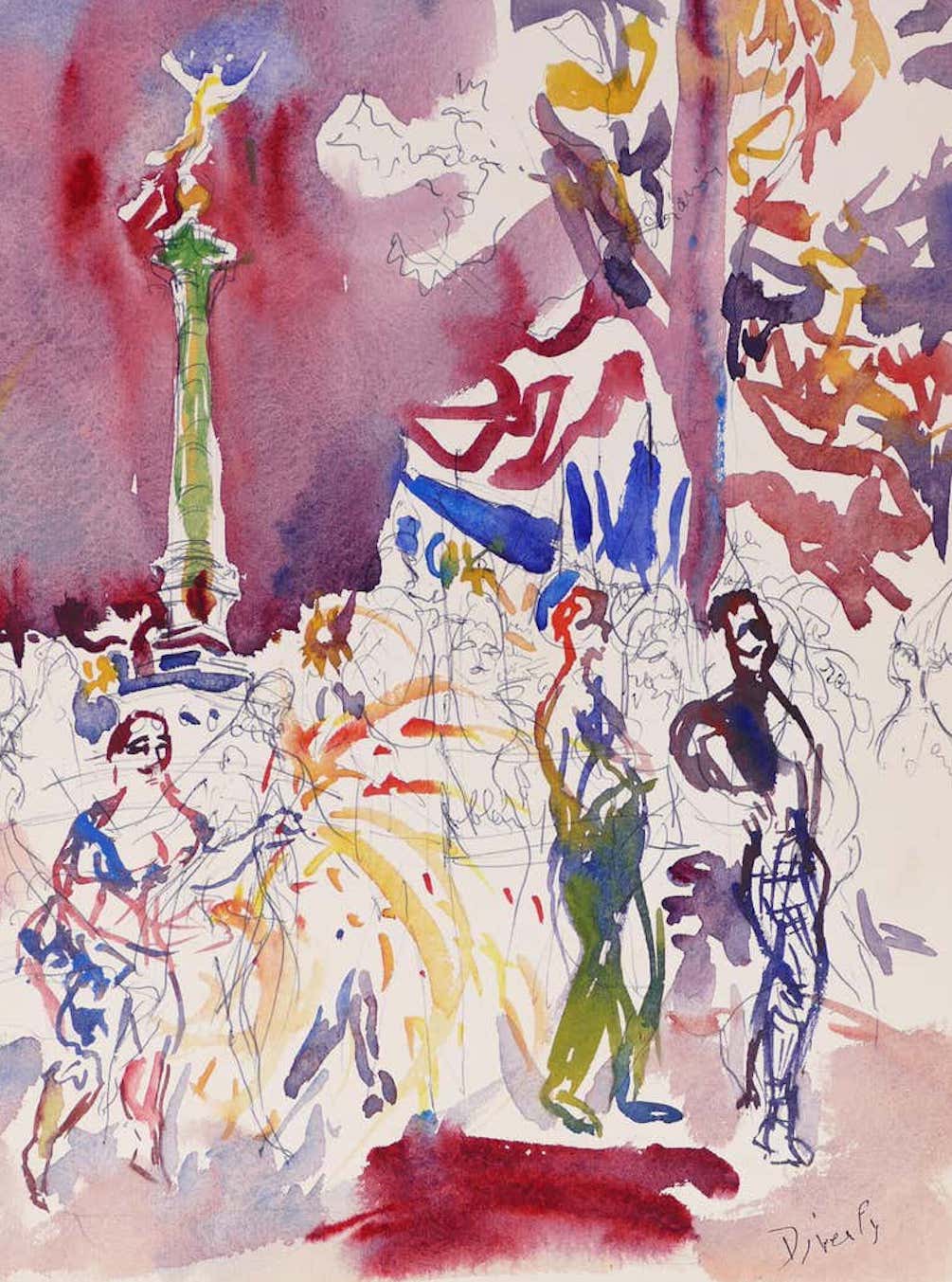 Eliane Diverly, Place de la Bastille Eliane Diverly, Place de la Bastille