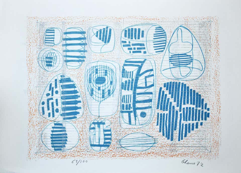 Luigi Gheno, Light Blue Composition Luigi Gheno, Light Blue Composition