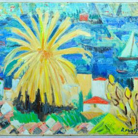 Peinture, Sun in Rapallo, Rolando Monti