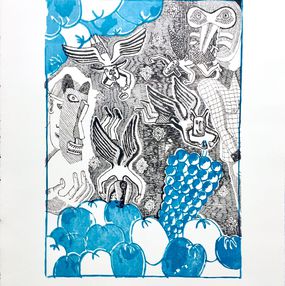 Print, Bacchus's angels, André Cervera