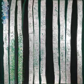 Gemälde, Forêt Argentée, Corine Lescop